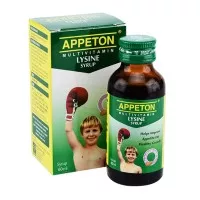 Appeton Lysine Syrup 60ml Untuk menambah tinggi dan berat badan anak