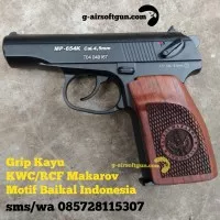 Grip Kayu Jati KWC RCF Makarov motif baikal Indonesia