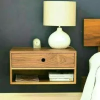 floating night stand side table meja