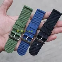 Tali Jam Tangan Kanvas Canvas Nylon 20 22 24mm Strap Premium