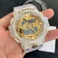 Jam tangan G-shock GA-735E-7A White Gold Transparan Putih GA735 ORI BM