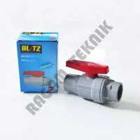 Ball Valve BLITZ 3/4 inch Stop Kran Pvc Plastik Gagang Plastik BV