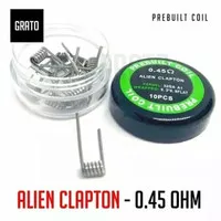 Alien Clapton Coil prebuilt coil bukan demon killer vaportech