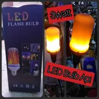 Lampu LED api obor flame bulb 3 watt 3watt 3w hias dekorasi cafe