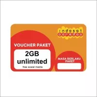 Voucher Data Indosat 2GB + Unlimited Apps