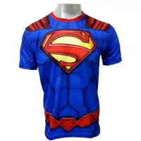 KAOS BAJU SUPERHERO 3D FULLPRINT F6 - SUPERMAN NEW 52