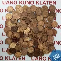 setengah Cent 1945 benggol 0,5 sen Ned indie uang koin kuno bekas 1/2