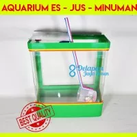 Aquarium Es Kelapa BESAR |Aquarium Es Buah|Box Es Kelapa (GOJEK/GRAB)