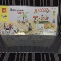 Baseplate Lego / alas lego wange 8804 tatakan lego persegi panjang