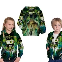 jaket anak custom ben10 ultimate