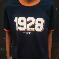 Kaos T-Shirt Baju Combed 30S Distro Persija Original 1928 NAVY