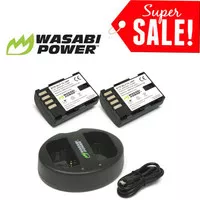 Wasabi Power Battery for Panasonic DMW-BLF19 (2-Pack) & Charger