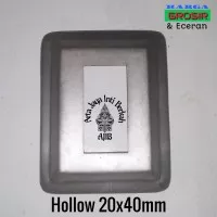 ring hollow 20x40 mm besi plat