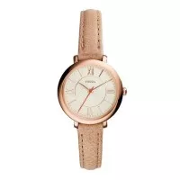 JAM TANGAN Fossil ES3802 Jacqueline Mini Sand Leather Watch JAM TANGAN