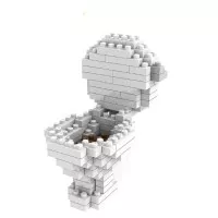 BRICKS NANO BLOCK LOZ SMALL 9307 TOILET.