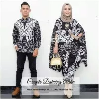 Baju Batik Couple Batwing Alika Batik Sarimbit Keluarga Terbaru