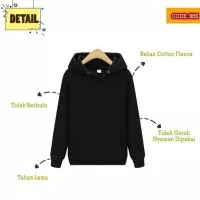 Baru Basic Hoodie Sweater - Jamper Hoodie Polos Premium