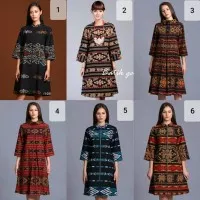 dress batik tenun jepara casual kualitas premium