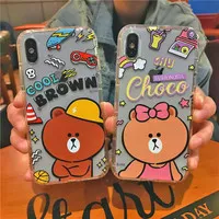 IPhone 6 6s BROWN CHOCO Air Pillow Case Anti Shock Softcase Casing