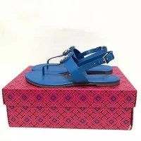 SEPATU TORY BURCH ORIGINAL TB Bryce Flat Thong Sandal Galleria Blue