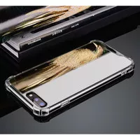 iphone 7 plus luxury mirror case anti crack casing kaca casing cermin