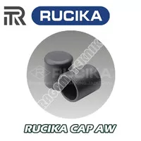 Rucika Cap 1/2" AW Dop Tutup Pipa Fitting PVC Polos Tanpa Drat