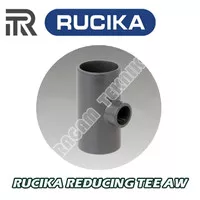 Rucika Reducing Tee 4" x 1 1/2" AW Vlok T Reducer Polos Verlop Flok