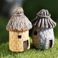 Dollhouse Miniatur Ornamen Bonsai Plastik Miniatur Rumah - MNODH01