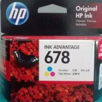 Tinta HP 678 Color ORI/Catridge HP678 Warna/Cartridge HP 678 Colour