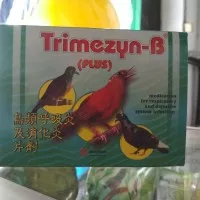 Obat Burung - Trimezyn B plus 1 box isi 12botol