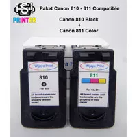 Paket Canon 810-811 (PG-810 & CL-811) Black & Color Cartridge IP2770