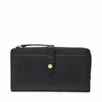 Fossil Fiona - Leather Clutch - Black - Dompet Wanita - SL7704-001