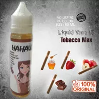Liquid Vape US Tobacco Max 60ml 0 - 3MG Vape Vapor Premium Murah