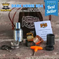 DARK HORSE RDA 22MM BY REMADE PROJECTS AUTHENTIC
