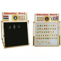 Papan Tulis 2 Sisi Table Learning Board / Papan Edukasi / Edukatif