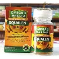 Fish Oil Squalen Gold Omega 3 EPA & DHA (70 kapsul)