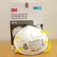 Dust Masker 3M 8210 N95 Satuan Eceran Original Premium Anti Polusi