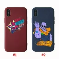 ( Promo ) Captain Marvel VS Thanos Case for iPhone XR X XS XSMAX Appl