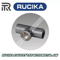 Rucika Faucet Tee Metal 1/2" x 3/4" AW Drat Dalam Kuningan TDD PVC Fit