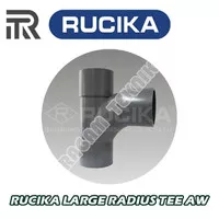 Rucika Large Radius Tee 4" x 1 1/2" AW Y 90 Polos Sambungan PVC