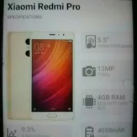 XIAOMI REDMI PRO 3GB 64GB GOLD