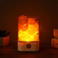 Lampu Tidur LED Crystal Salt Lamp of Himalaya Lava Lamp