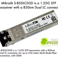 Mikrotik S-85DLC05D SFP Transceiver Gigabit 1.25G LC Multimode