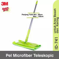 3M Scotch-Brite Pel Clip Microfiber Teleskopik Set ID-741