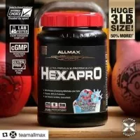 Allmax Nutrition l HEXAPRO l susu suplemen fitnes Whey protein - 3 Lbs