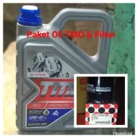 paket oli TMO 10W-40 + FILTER OLI RUSH TERIOS SIRION GRANDMAX LUXIO