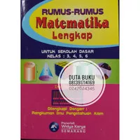 BUKU RUMUS-RUMUS MATEMATIKA LENGKAP DILENGKAPI IPA