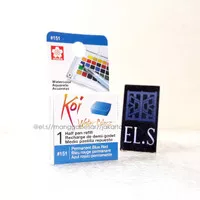 Sakura Koi Water Colour Half Pan Refill Permanent Blue Red