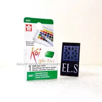 Sakura Koi Water Colour Half Pan Refill Emerald Green