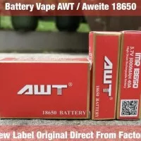 Battery Vape AWT Aweite 18650 Original with New Label